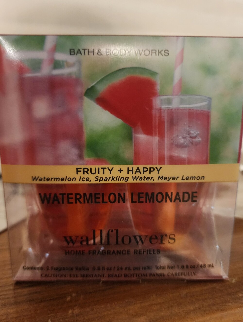 2 Pack Bath & Body Works Watermelon Lemonade Wallflowers Refill Wallflowers